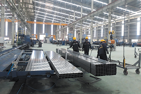 Hình ảnh thép hộp mạ kẽm của công ty Sắt thép HƯNG GIA PHÁT